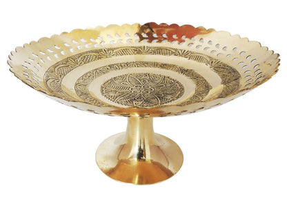 Brass Bowl  - 9*9*4.5 Inch (Z508 J)