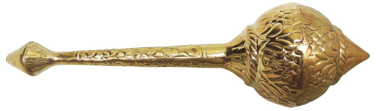Brass Hanuman Mace , Gada  No. 2 - 2.7*2.7*12.5 Inch (Z531 B)