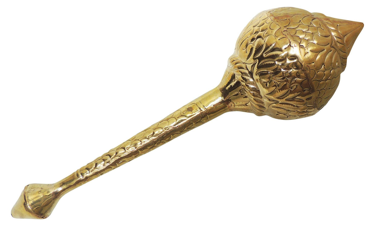Brass Hanuman Mace , Gada  No. 2 - 2.7*2.7*12.5 Inch (Z531 B)
