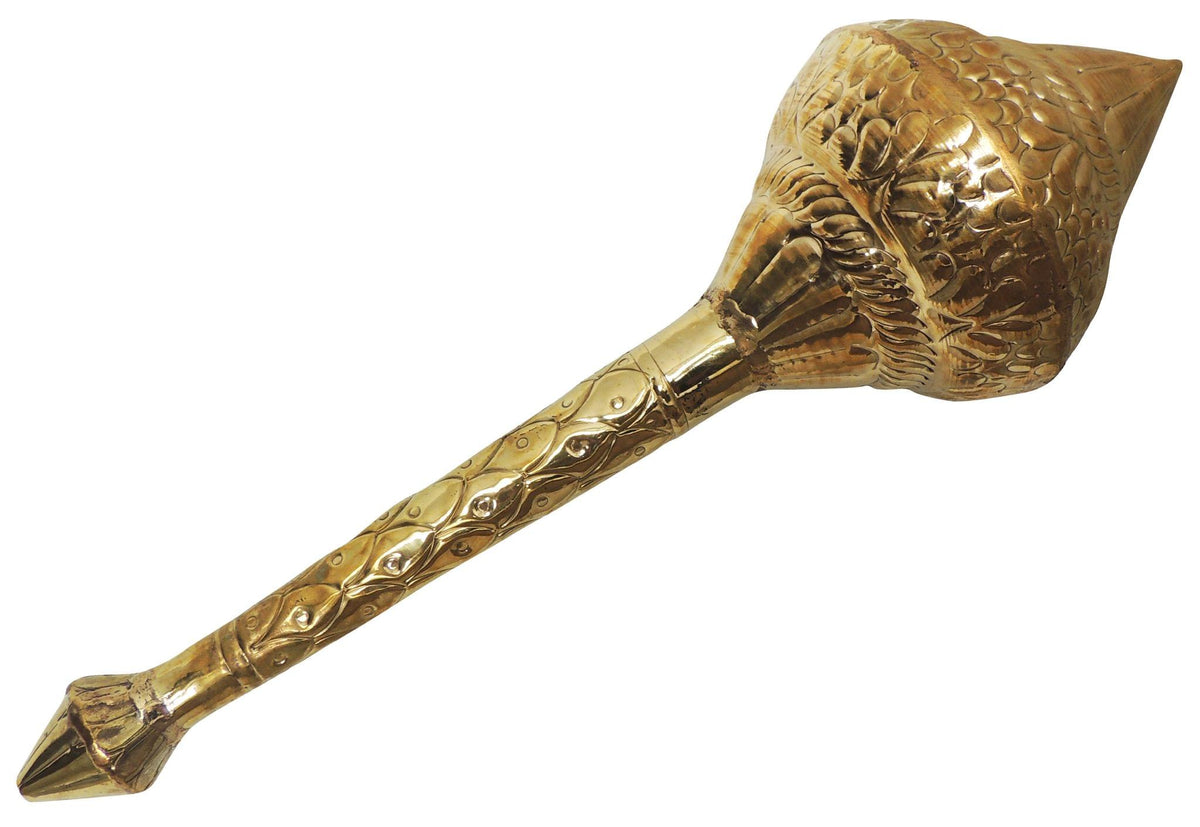 Brass Hanuman Mace, Gada No. 3 - 4.5*4.5*16 Inch (Z531 C)