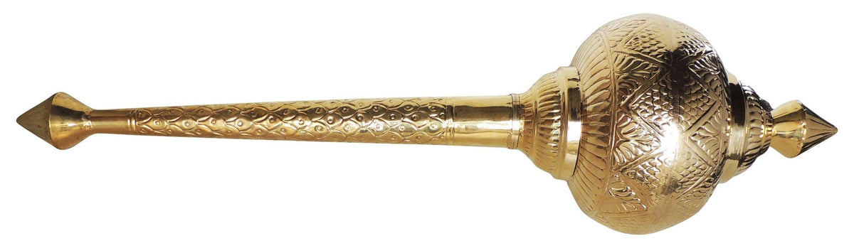 Brass Hanuman Mace, Gada No. 10 - 11*11*39 Inch (Z531 J)