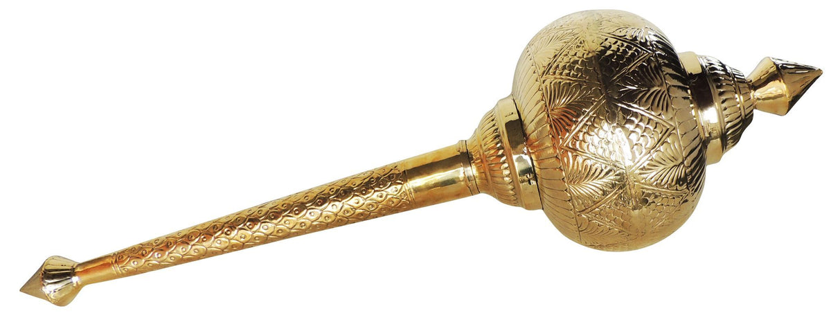 Brass Hanuman Mace, Gada No. 11 - 12*12*42 Inch (Z531 K)