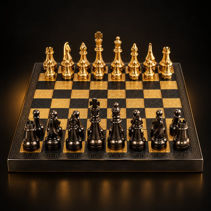 Brass Chess - 12*12*1 Inch (Z571 C)