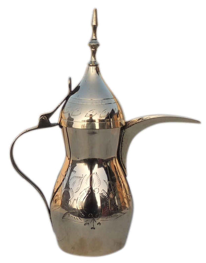 Brass Showpiece Arabic Dallah, Coffee tea Pot - 5*2.5*7 Inch (Z580 D)