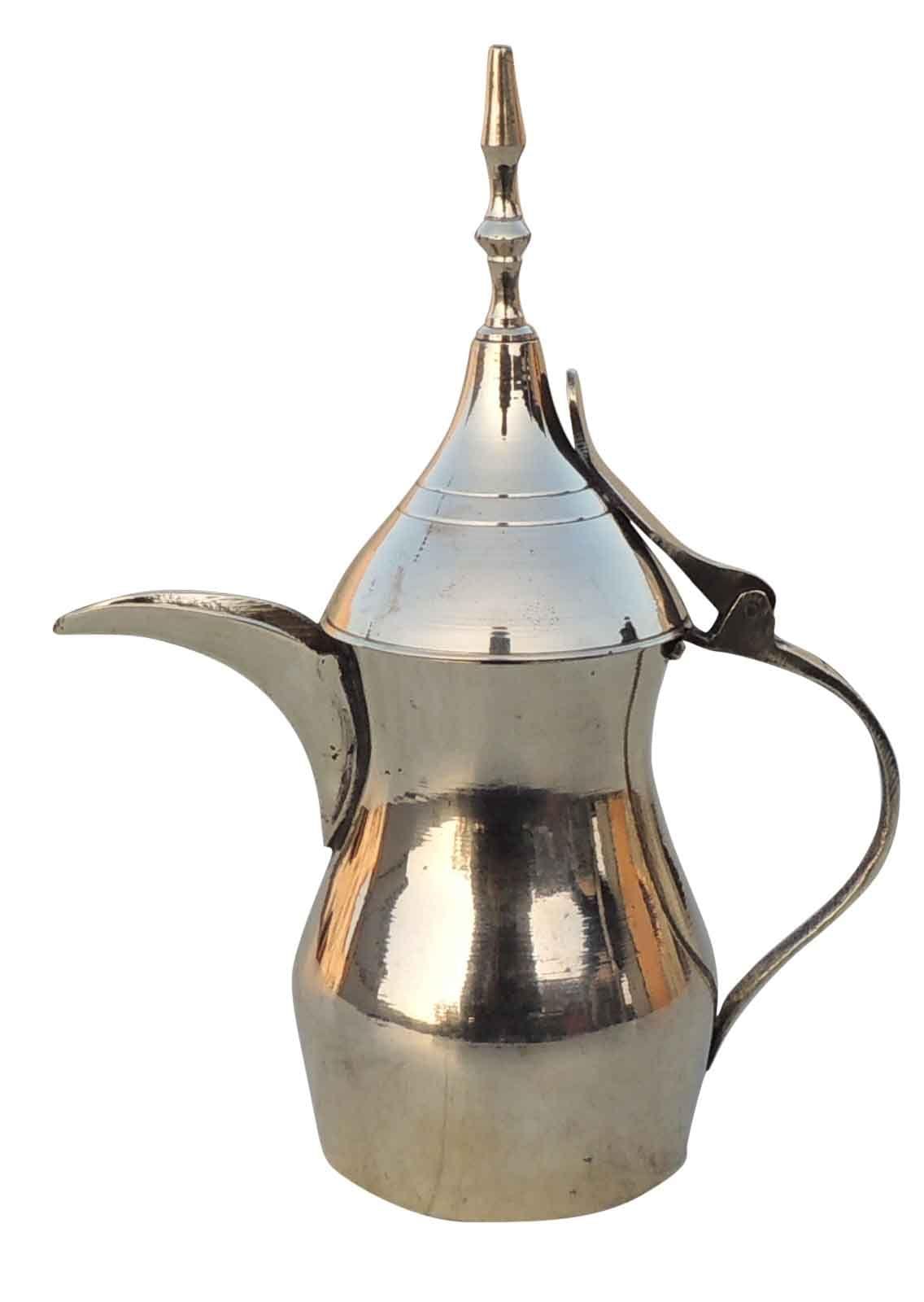 Brass Showpiece Arabic Dallah, Coffee tea Pot - 5*2.7*7 Inch (Z581 D)