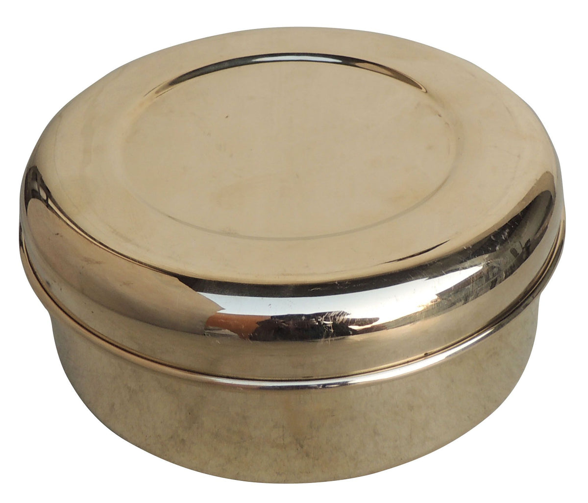 Brass Roti Box, Katordan - 7.3*7.3*3 Inch (Z586 E)
